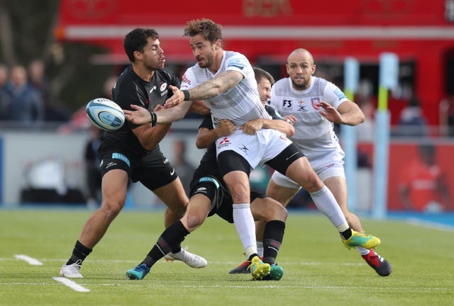 Gloucester’s Danny Cipriani could not make an impact in the defeat to Saracens (Andrew Matthews/PA).