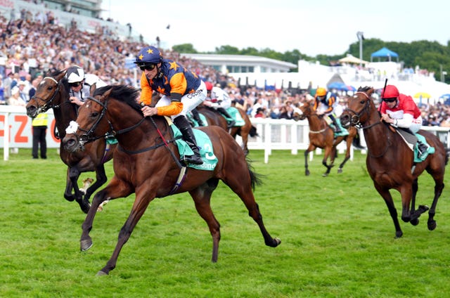 Ever Given winning the Poundland Surrey Stakes