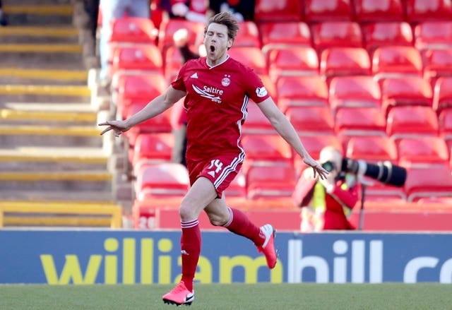 Ash Taylor scored for Aberdeen