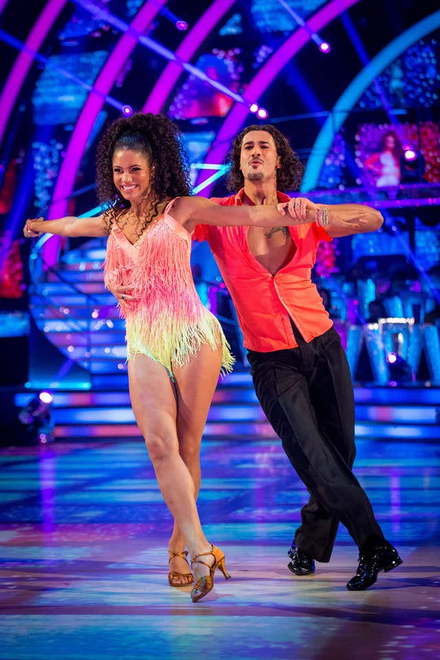 Vick Hope and Graziano Di Prima on Strictly