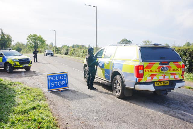 Police at Fairford