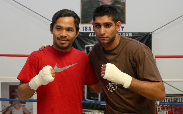 Pacquiao and Khan have sparred together in the past. 