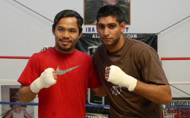 Pacquiao and Khan have sparred together in the past.