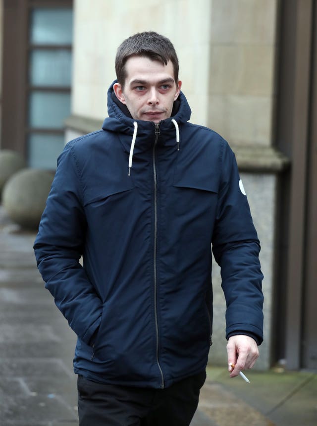 Robert MacPhail outside the High Court in Glasgow 