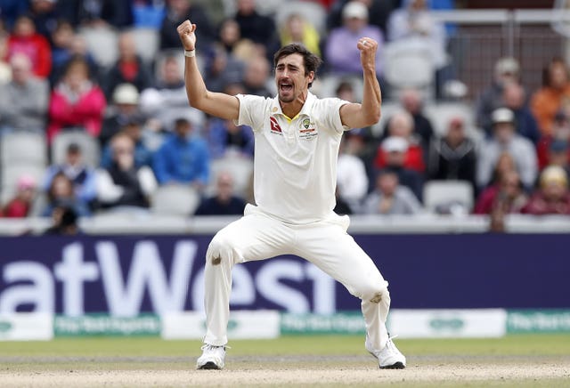 Mitchell Starc took the key wicket of Jonny Bairstow 