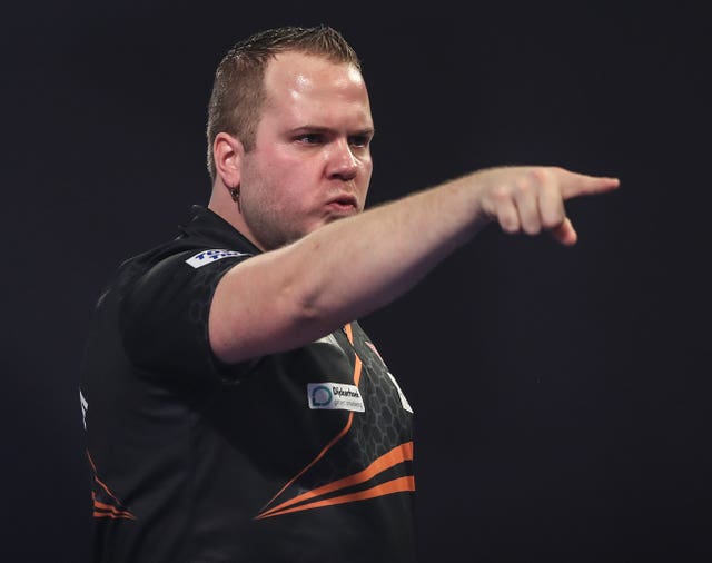 Dirk van Duijvenbode beat Bradley Brooks during day four, to book his place in the second round020/21 – Day Four – Alexandra Palace
