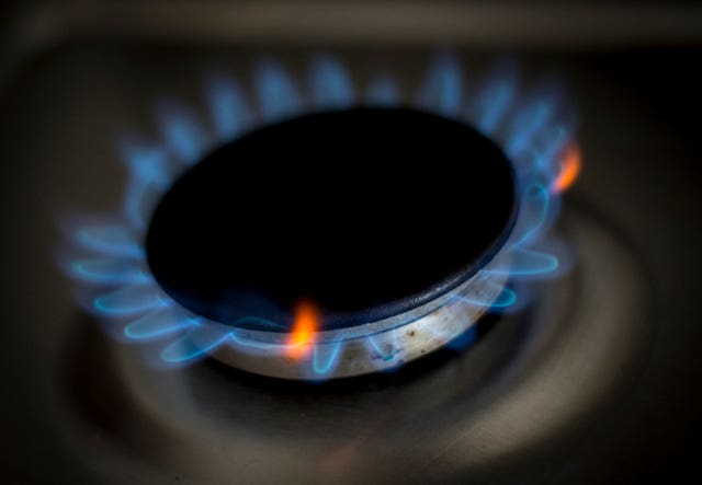 A generic stock image of a gas ring on a home cooker in London.