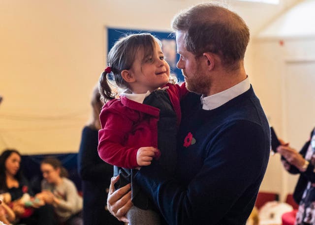 Harry with Poppy Dean