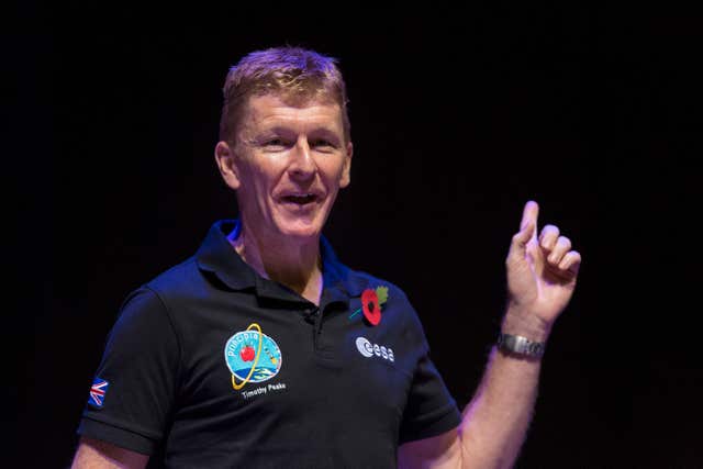 Tim Peake at UK Space Agency Schools Conference