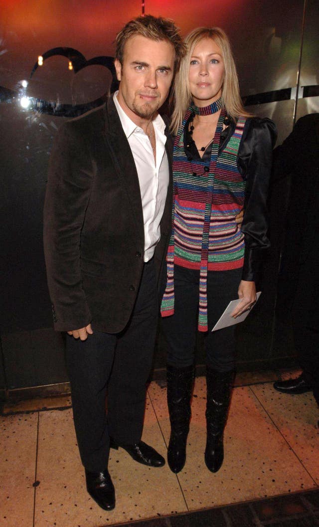 Gary Barlow and his wife Dawn