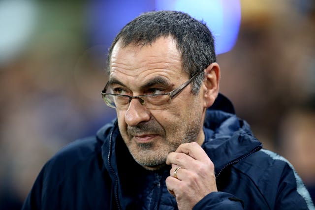 Maurizio Sarri's Chelsea currently lie sixth (Steven Paston/PA).