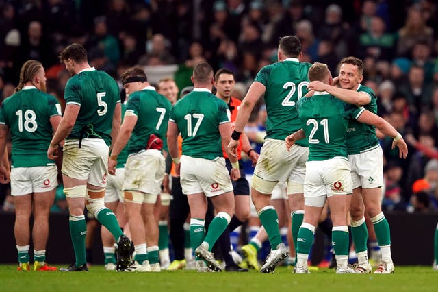 Ireland scored nine tries against depleted Italy