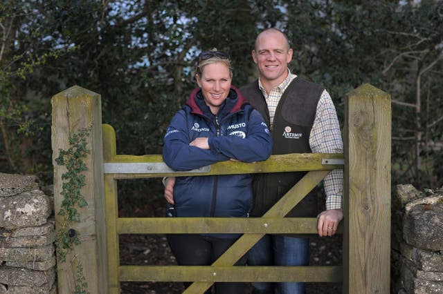 Zara and Mike have announced they are expecting their third child. Tim Ireland/PA