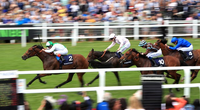 Mountain Angel won at Epsom on Oaks day
