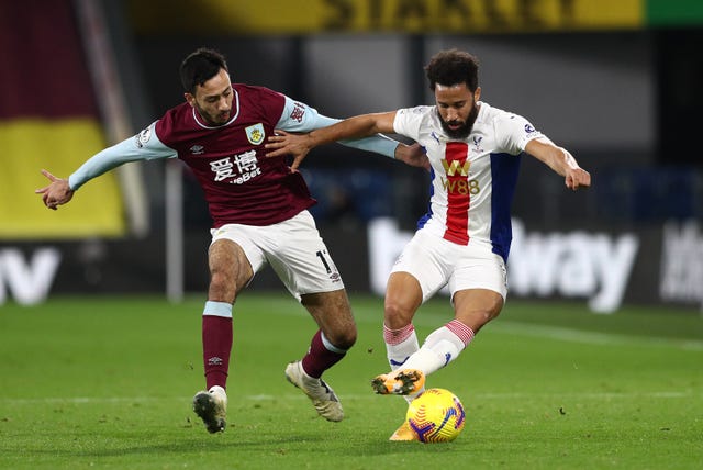 Burnley v Crystal Palace – Premier League – Turf Moor