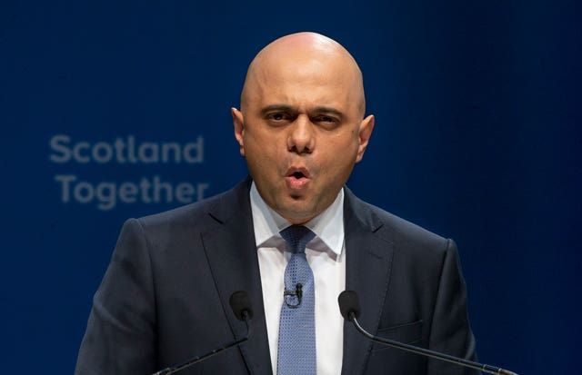 Home Secretary Sajid Javid