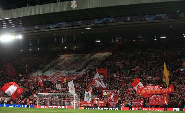 Jurgen Klopp is hoping for a big atmosphere at Anfield