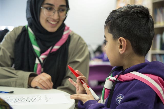 Scouts volunteers
