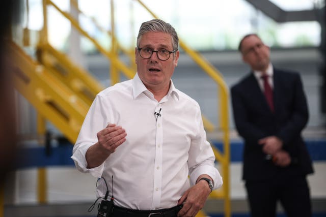 Prime Minister Sir Keir Starmer visit to St Helens