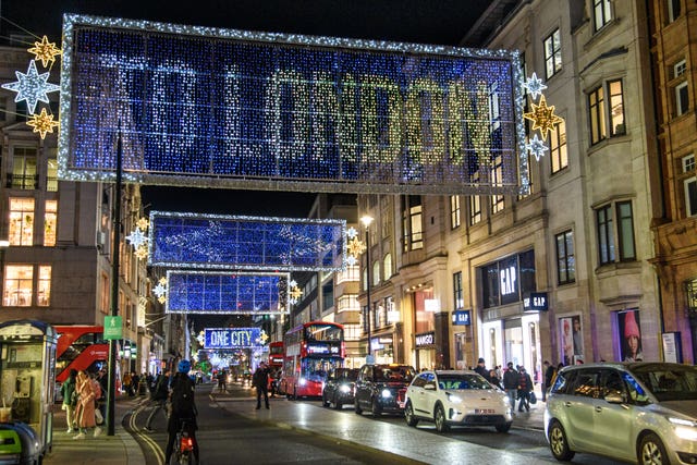 Oxford Street's Christmas lights