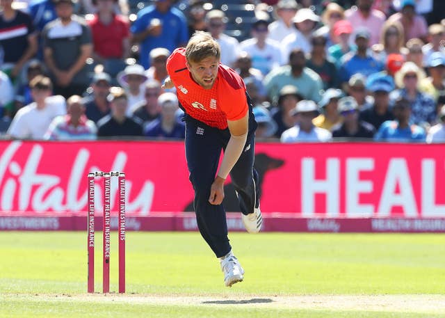 David Willey's left-arm option boosts his chance of making the World Cup squad