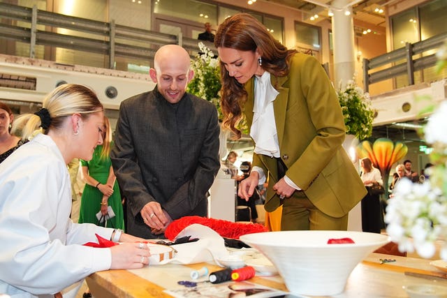 Princess of Wales presents the Queen Elizabeth II Award