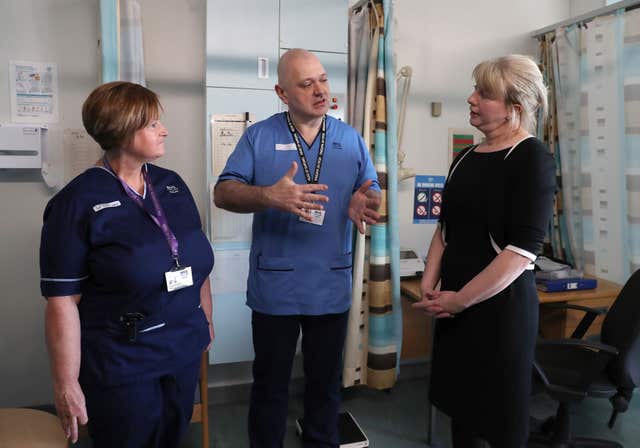 Shona Robison visit to Perth Royal Infirmary