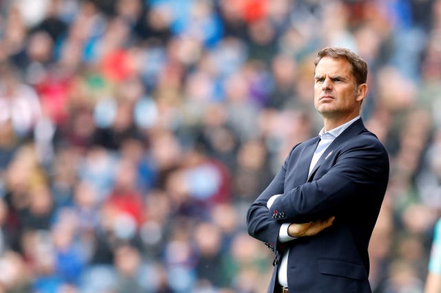 Frank de Boer endured a brief and miserable Premier League reign 