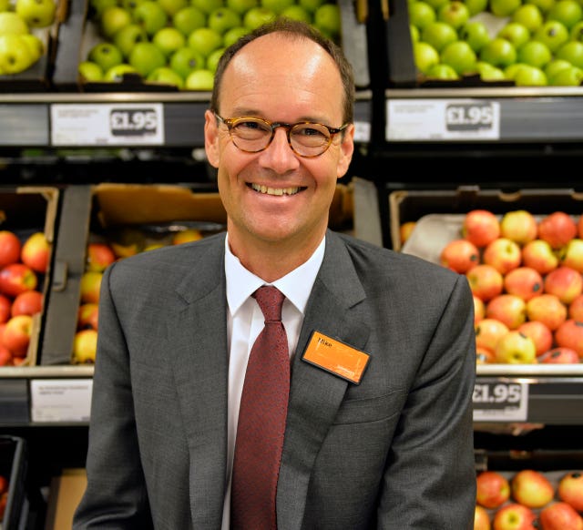 Sainsbury’s chief executive Mike Coupe (Sainsbury's/PA)