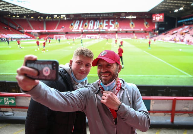 Sheffield United fans return to Bramall Lane