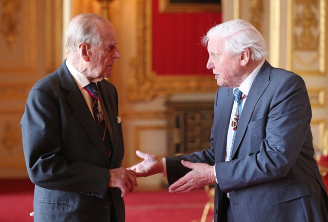 Philip and Sir David Attenborough