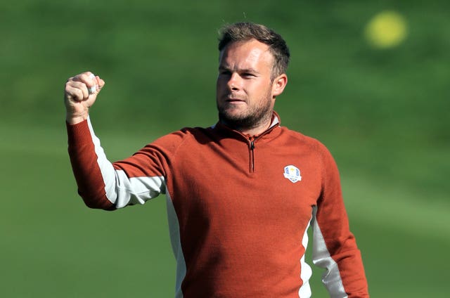 Tyrrell Hatton recorded his first Ryder Cup point in his career