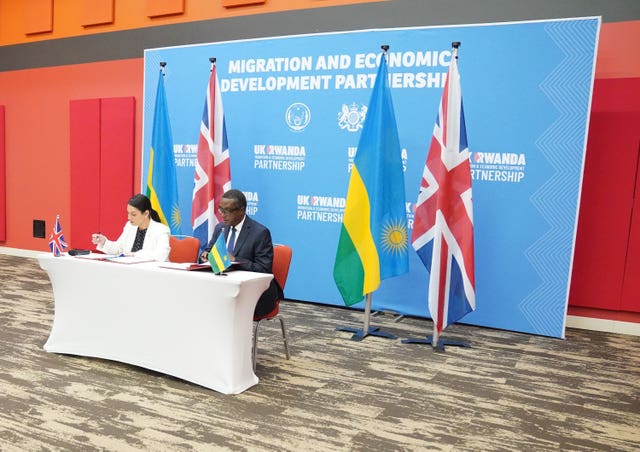 Priti Patel visit to Rwanda