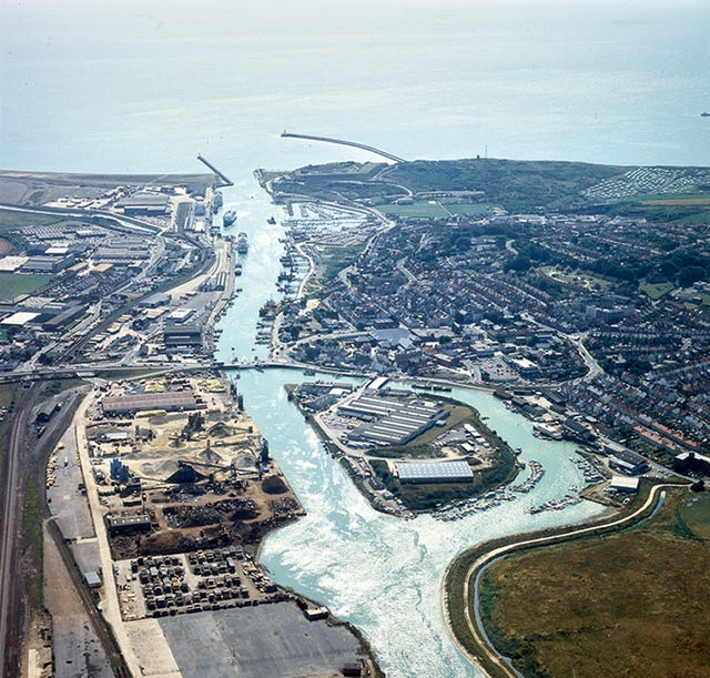 Aerial photograph made available online