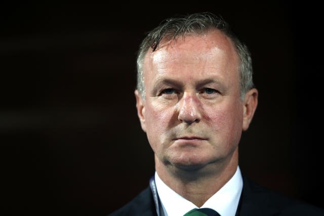 Michael O’Neill's Northern Ireland lost all four of their Nations League games (Tim Goode/PA).
