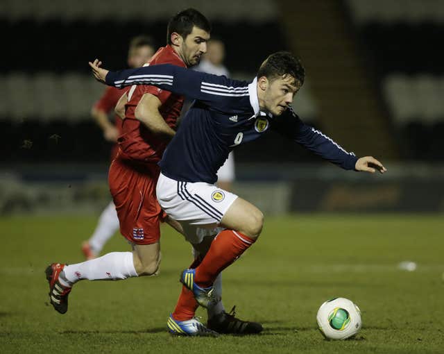 Scotland against Luxembourg in UEFA European Under 21's Qualifying
