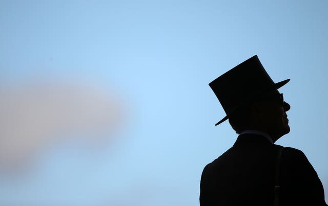 A man in a top hat