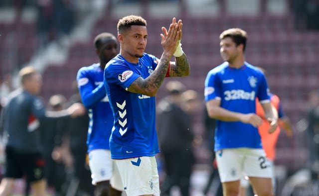 James Tavernier shared an image of racist abuse directed at him on Instagram
