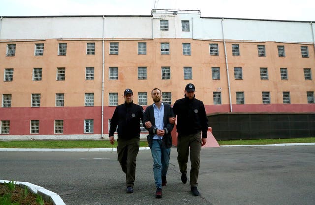 hepherd was extradited from Georgia on Wednesday (Special Penitentiary Service of Georgia/PA)