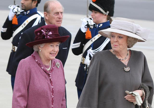 The Queen and Queen Beatrix