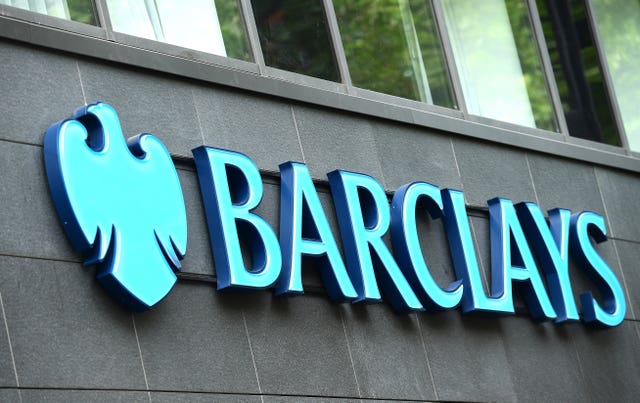 A Barclays sign
