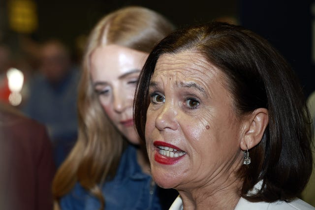 Side view headshot of Mary Lou McDonald