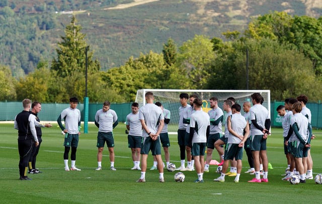 Celtic Training Session