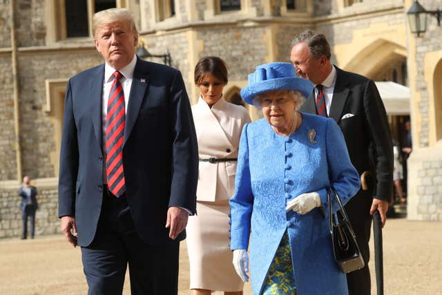 The Queen and Trump
