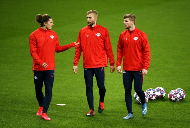 RB Leipzig Press Conference and Training – Tottenham Hotspur Stadium