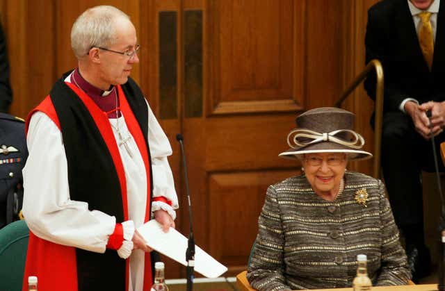 The Queen and the Archbishop of Canterbury