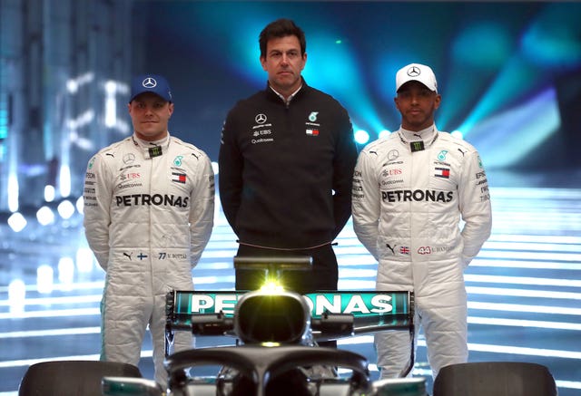 Team principal Toto Wolff, centre, has also been linked with a move from Mercedes