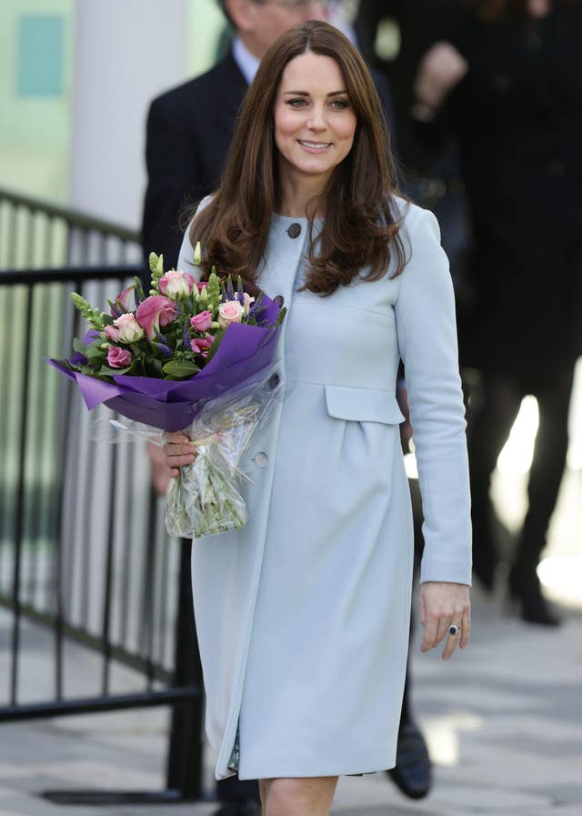 Duchess of Cambridge visits Kensington