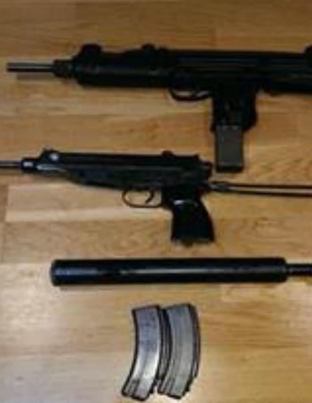 Guns seized