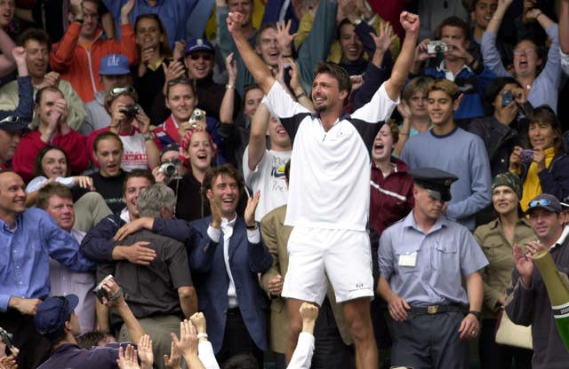 Goran Ivanisevic won the men's singles at Wimbledon in 2001 (Tom Hevezi/PA)